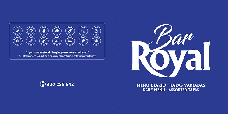 Bar Restaurante Royal Carta del restaurante